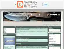 Tablet Screenshot of knife-life.sk